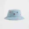 Baby & Småbarn Broderad denim-buckethat