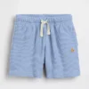 Baby & Småbarn-shorts i våffelstickning med dragkedja