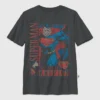 Barn-T-shirt med Superman Retro-motiv