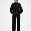 Gap × Victoria Beckham högmidjade raka Jeans