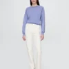Högmidjade, smala raka Jeans i 90-talsstil