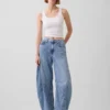 Högmidjade, ultramjuka Horseshoe-Jeans