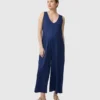 Ingrid och Isabel Lisbon – Ärmlös jumpsuit med vida ben för mammakläder