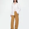 Jeans med hög midja och rak passform