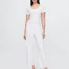 Korta pyjamasbyxor i pointelle