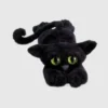 Lanky Cats Ziggy – svart katt i plysch