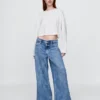 Lågt sittande, extra baggy Jeans