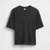 Oversized T-shirt i våffelstickning för barn