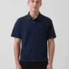 Pikétröja i avslappnad piqué