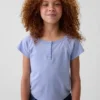 Raglan-henley-T-shirt för barn