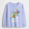 T-shirt med tryck och logotyp för Baby & Småbarn – Spongebob Squarepants