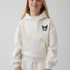 Vintagesoft-hoodie i avslappnad passform för barn