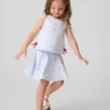 Vintagesoft-set med kjol och tröja med rosett för Baby & Småbarn