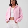 Vintagesoft Terry Oversized Wedge Zip Hoodie