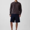 10,5" Baggy denimshorts i snickarstil