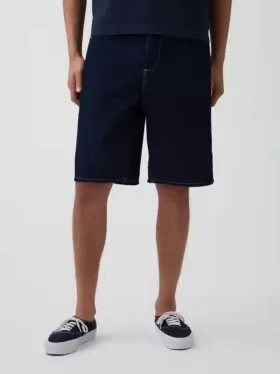 10,5″ Baggy denimshorts i snickarstil
