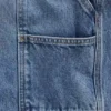 10,5" Baggy denimshorts i snickarstil