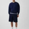 10,5" Baggy denimshorts i snickarstil