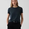 100 % bomull, äkta krympt T-shirt