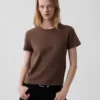 100 % bomull, äkta krympt T-shirt