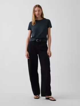 100 % bomull, äkta krympt T-shirt