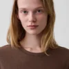 100 % bomull, äkta krympt T-shirt