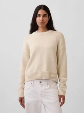 100 % bomull, oversized kort tröja