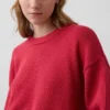100 % bomull, oversized kort tröja