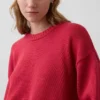 100 % bomull, oversized kort tröja