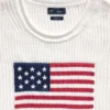 100 % bomull, oversized, kort tröja i amerikansk stil