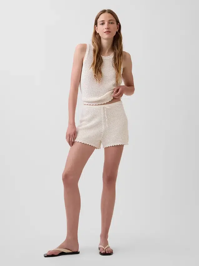 100 % bomull, virkade, bekväma Shorts