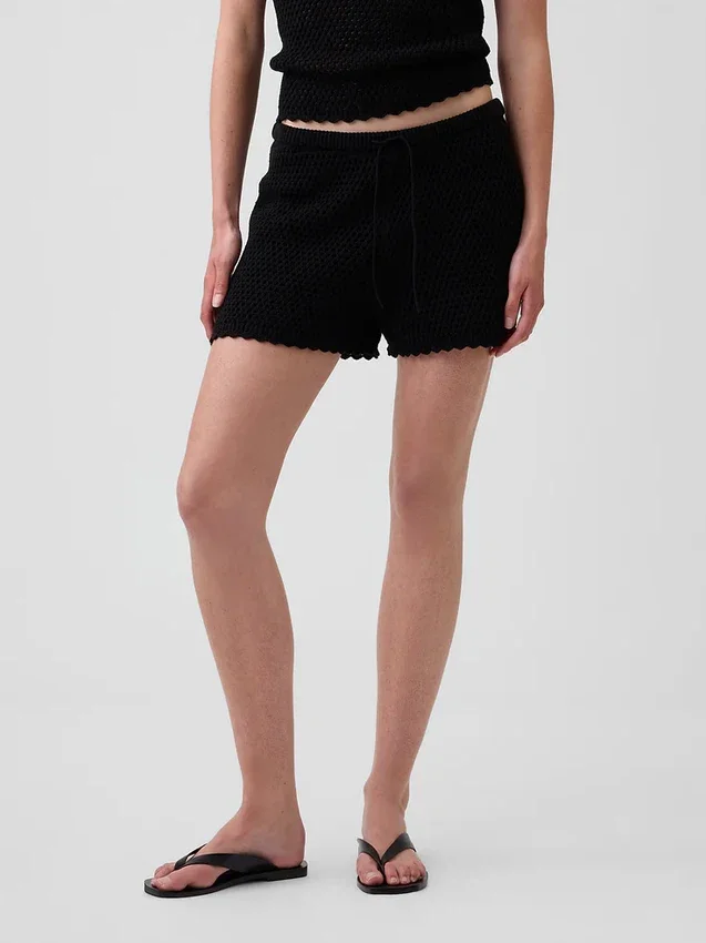 100 % bomull, virkade, bekväma Shorts
