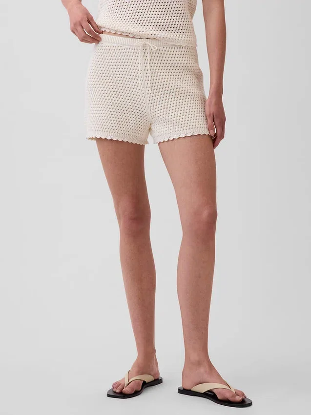 100 % bomull, virkade, bekväma Shorts