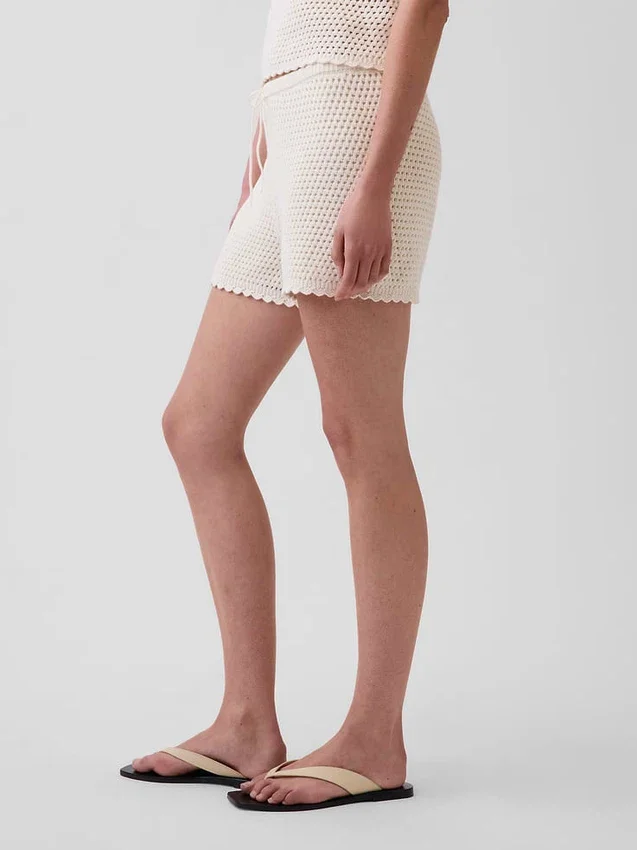 100 % bomull, virkade, bekväma Shorts