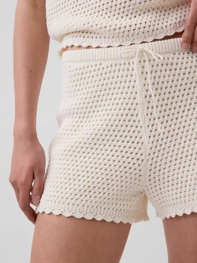 100 % bomull, virkade, bekväma Shorts