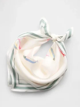 100 % siden, överdimensionerad bandana