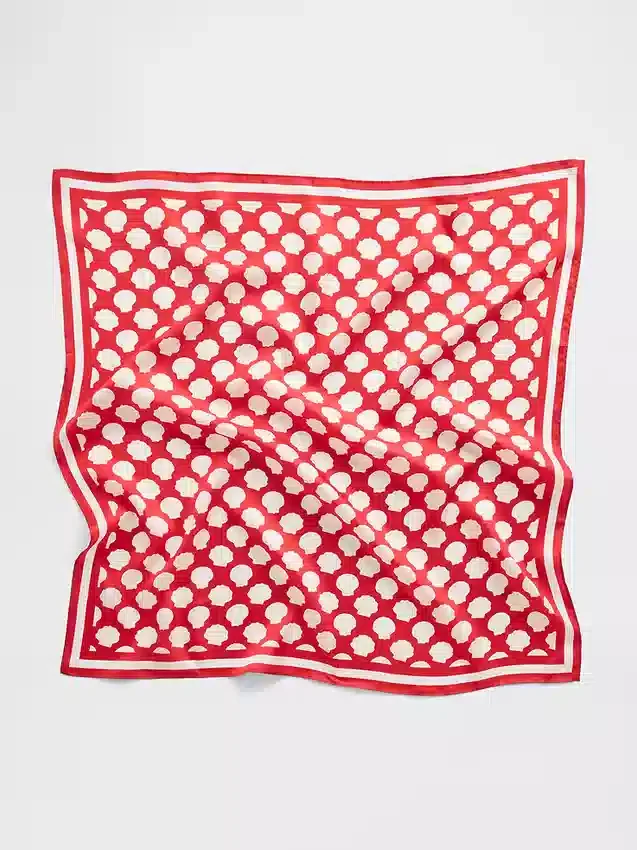 100 % siden, överdimensionerad bandana