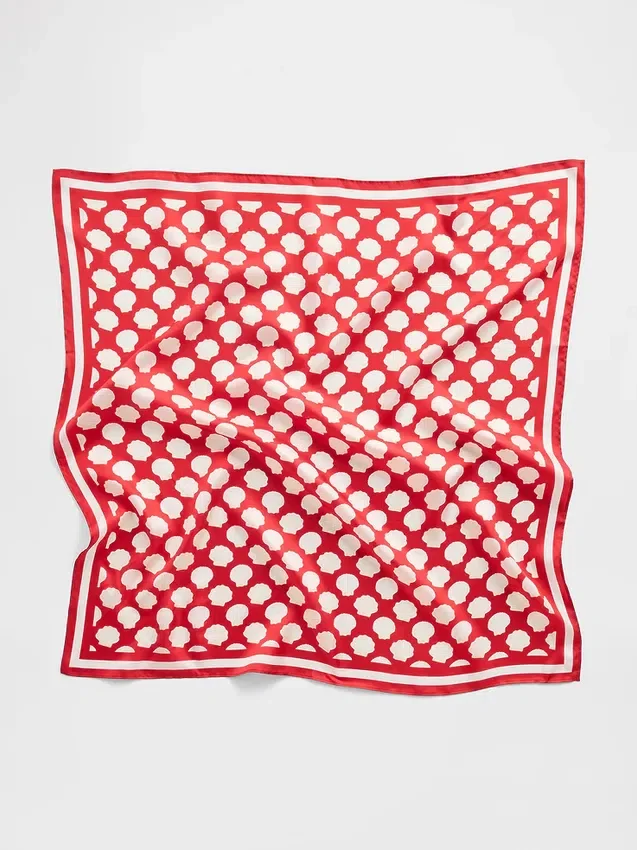 100 % siden, överdimensionerad bandana