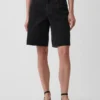 11" långa jeansshorts med medelhög midja