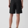 11" långa jeansshorts med medelhög midja