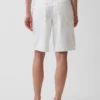 11" långa jeansshorts med medelhög midja