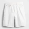 11" långa jeansshorts med medelhög midja