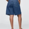 11" långa jeansshorts med medelhög midja