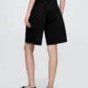11" Långmodiga jeansshorts med medelhög midja