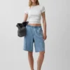 11" Mid Rise Ultrasoft Easy Stripe Longline-jeansShorts