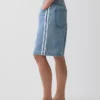 11" Mid Rise Ultrasoft Easy Stripe Longline-jeansShorts