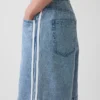 11" Mid Rise Ultrasoft Easy Stripe Longline-jeansShorts