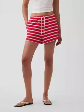 3,5″ avslappnade shorts i frotté
