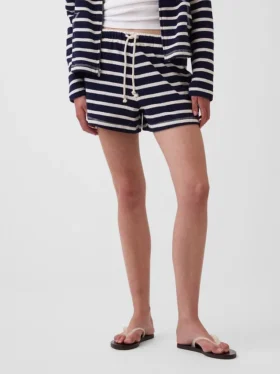 3,5″ avslappnade shorts i frotté