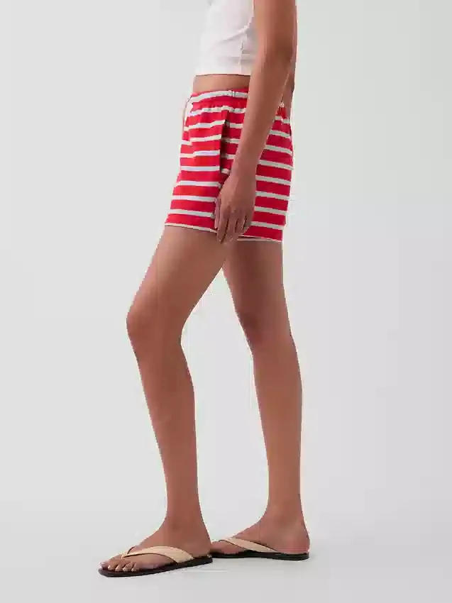 3,5" avslappnade shorts i frotté
